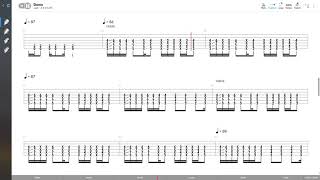 311 - Down (LEAD GUITAR TAB PLAY ALONG)