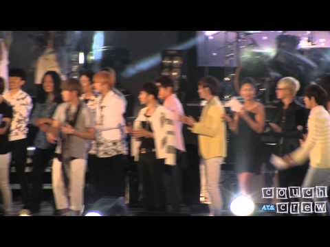 130427 Beast, BTOB, ZE:A & Jewelry Ending Stage @ LA Korean Music Festival