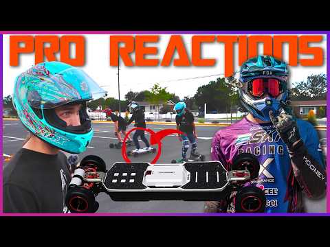 Pro's Reaction and Drag Racing Linnpower The One SELECT Electric Raceboard Electric Skateboard