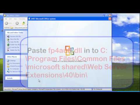 comment installer office 2007