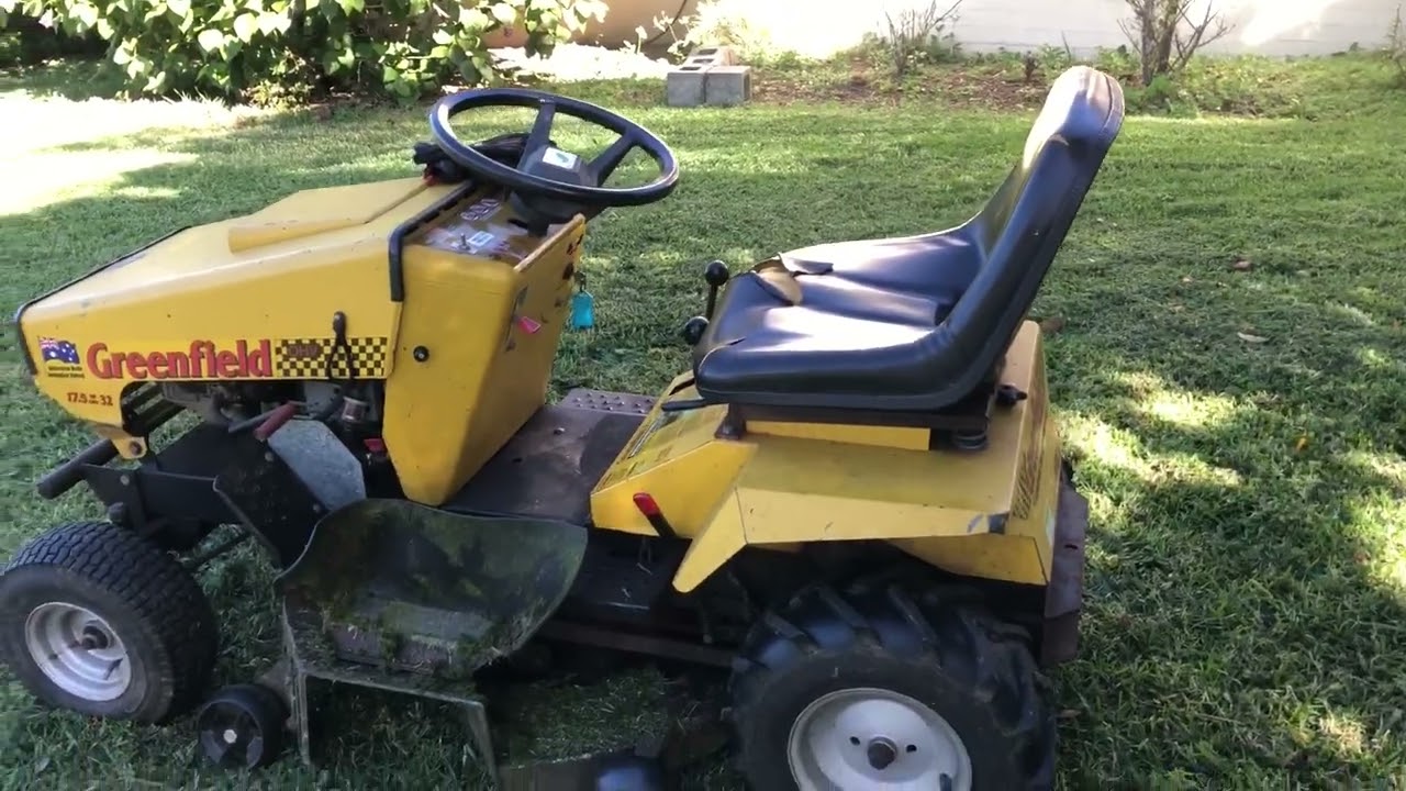 Watch video @ Sveno Mick My honest review 32inch Greenfield ride on mower. Now @ Sveno Mick My honest review 32inch Greenfield ride on mower.