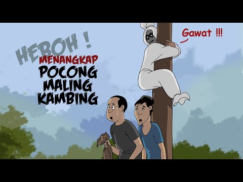 Menangkap Pocong Maling Kambing - Kartun Hantu Lucu