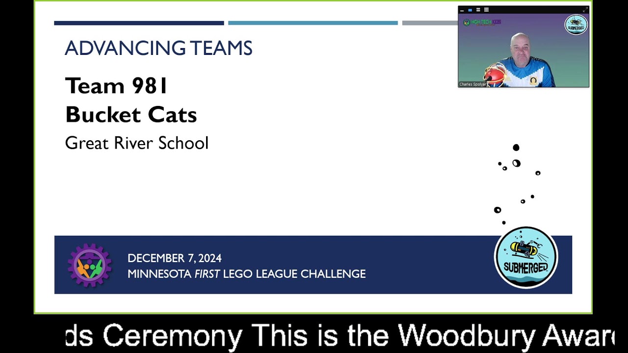 December 7 FLL Challenge Award Ceremony