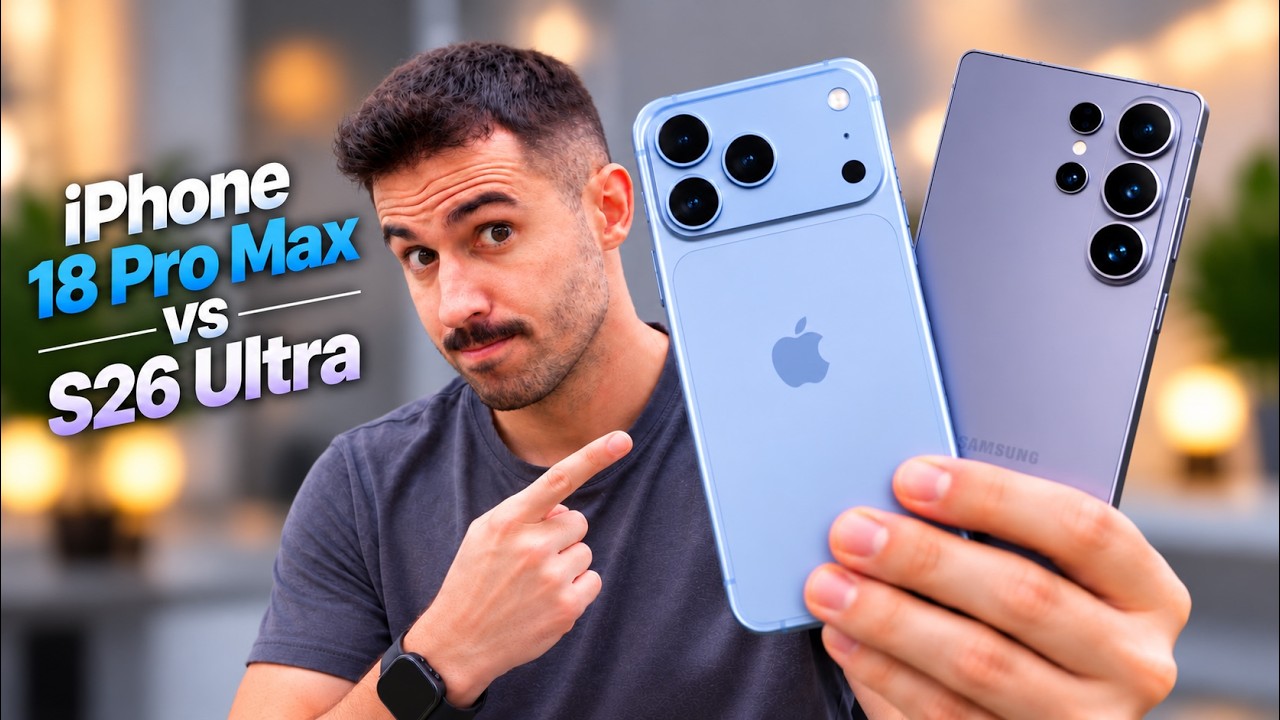 iPhone 18 Pro Max vs Samsung S26 Ultra 📱 Todo lo que debes SABER | COMPARATIVA