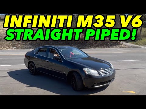 2006 INFINITI M35 3.5L V6 Dual Exhaust w/ STRAIGHT PIPE!