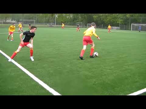 Rohda JO15 2 tegen JO17 2 zaterdag 22 mei 2021