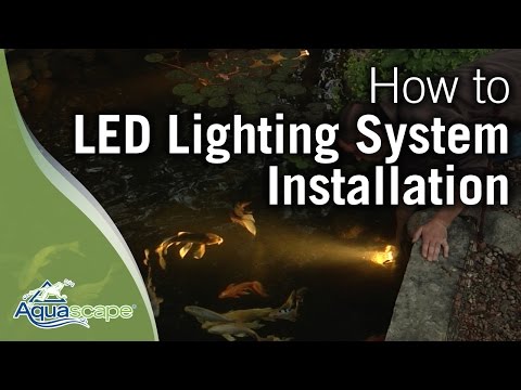 Installing the Aquascape LED Lighting System