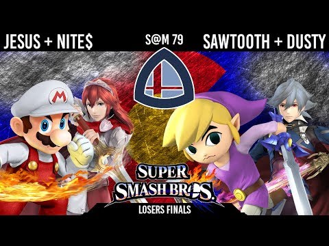 Sm4sh@Mines 79 - HLG|Jesus + Nite$ Vs. Sawtooth + Dusty - Doubles Losers Finals