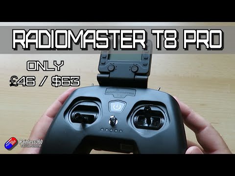 RadioMaster T8 Pro: Ein preisgünstiges Radio mit ausreichend Funktionen für den Einstieg.