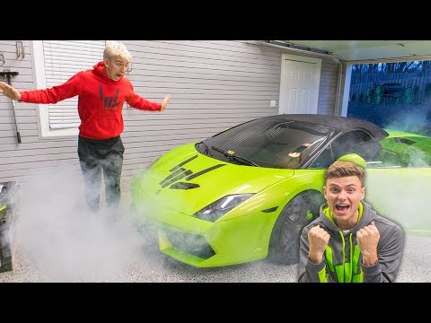 LAMBORGHINI PRANK ON BROTHER!! (GONE WRONG) Video
