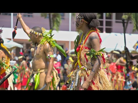 Manus Province Cultural dancers