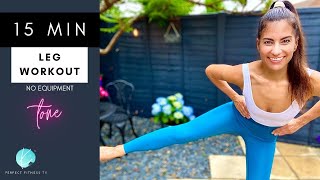 15 Min Leg Workout | Defined Lean Legs | Low Impact | No Equipment