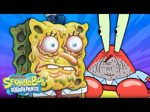 SpongeBob Has To Save Everyone from Sick Mr. Krabs | Full Scene 'Kwarantined Krab' | SpongeBob