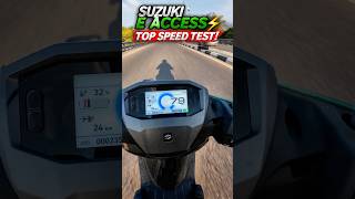 Suzuki e-Access Top Speed Test ⚡ Real Speed Reveal! #shorts