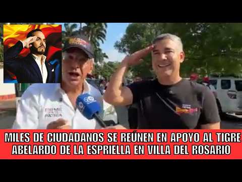 Miles de ciudadanos se reúnen en apoyo al Tigre Abelardo de la Espriella en Villa del Rosario