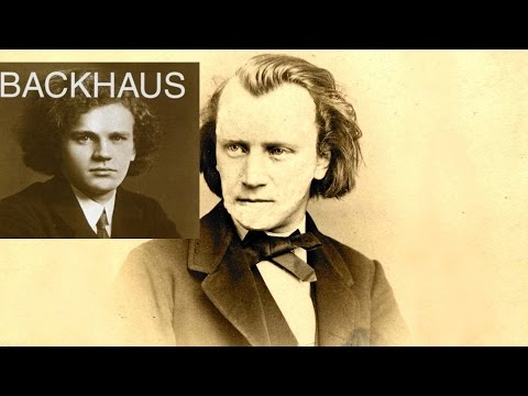 Wilhelm Backhaus Plays Brahms:Variations On A Theme By Paganini