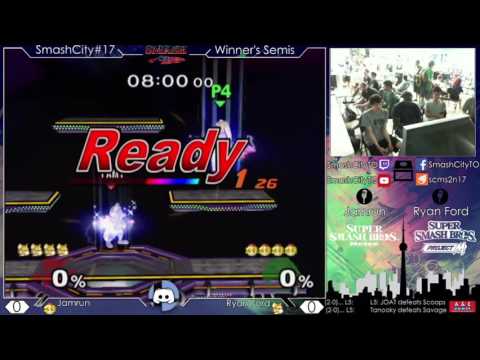 SmashCity#17 Winner's Semis   Ryan Ford Vs.  Jamrun