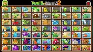 PLANTS VS ZOMBIES 2 | ALL PLANTS ABILITY & POWER-UPS. All Mastery Level in PvZ2