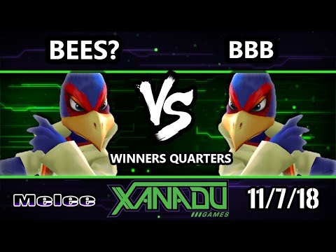 S@X 275 SSBM -  Bees? (Falco) Vs.  BBB (Falco) - Smash Melee Winners Quarters