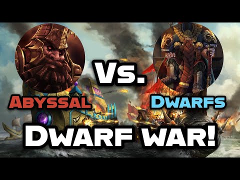 Kings of War Armada Battle Report - Dwarf Vs Abyssal Dwarf - DWARF OFF @manticgames