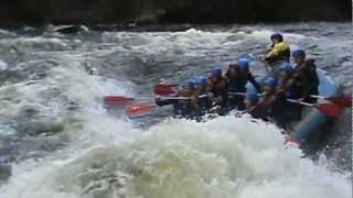 preview picture of video 'Magic Falls Rafting - Kennebec Greatest Hits - May 2012'