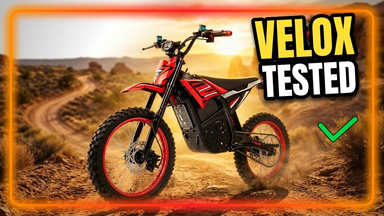 Velox 3000W Electric Dirt Bike for Adults. Adrenaline TEST Drive & Features!