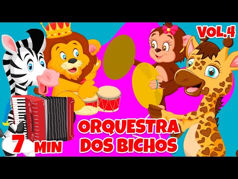 Orquestra dos Bichos Vol. 4 - Giramille 7 min | Desenho Animado Musical