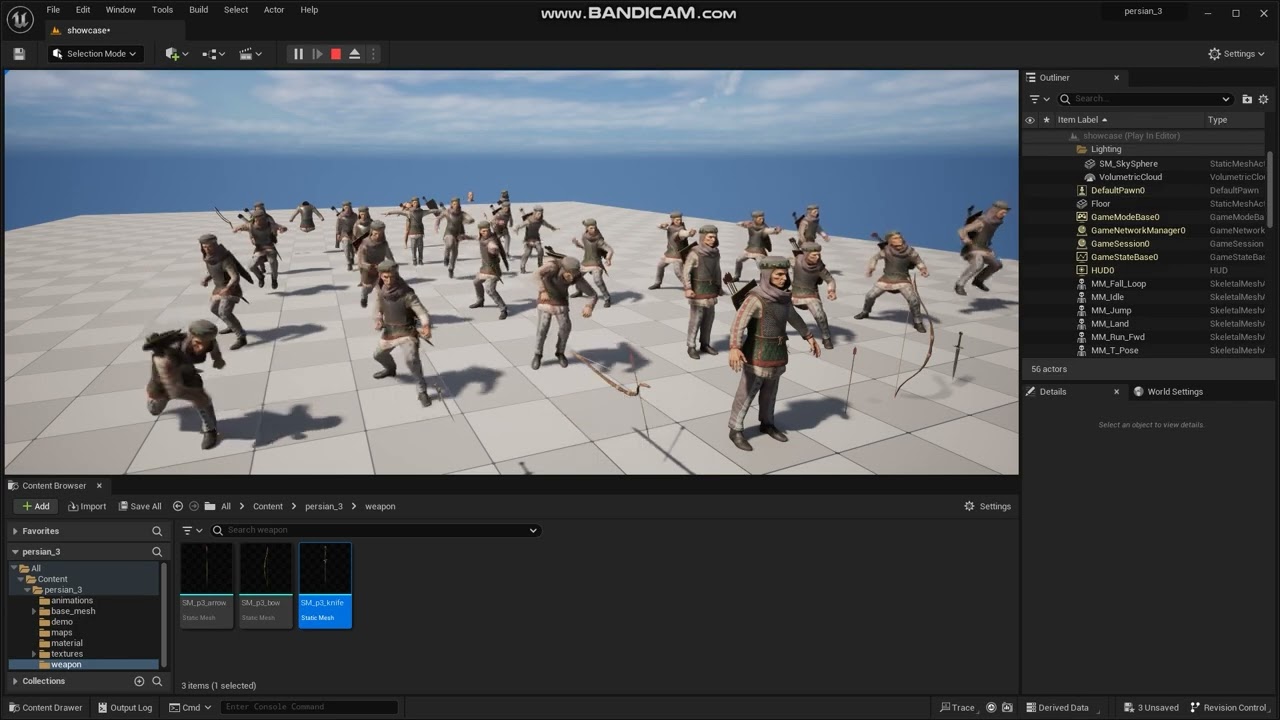 फ़ारसी 3 धनुर्धर 3D मॉडल