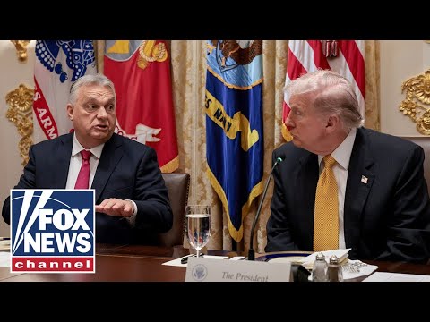 Trump, Hungarian PM talk Ukraine and Russian oil at White House