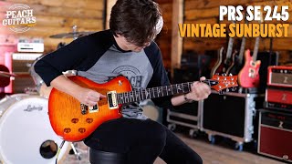 Video thumbnail for No Talking...Just Tones | PRS SE 245 Vintage Sunburst by Peach Guitars