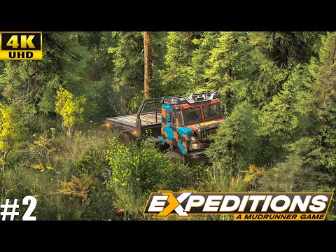 Expeditions A MudRunner Game Walkthrough Gameplay | Part - 2 [4KUHD] #expeditionsamudrunnergame