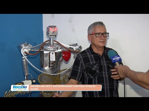 Artesão une arte e sustentabilidade com peças feitas de sucata 25 08 2022