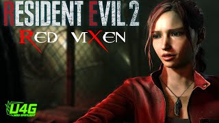 Red Vixen Hair Face Mesh On Default Claire Jacket Gameplay and cutscenes 1440p60
