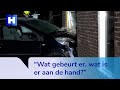 Auto ramt pui van woning in Obdam