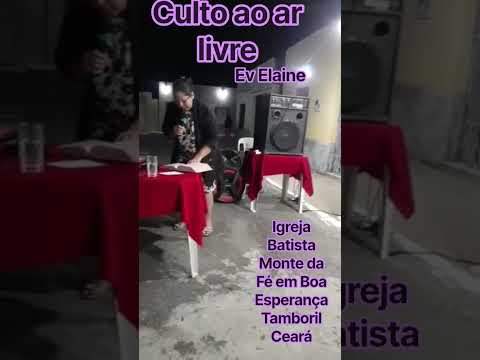 Igreja Batista Monte da Fé em Boa esperança Tamboril Ceará.