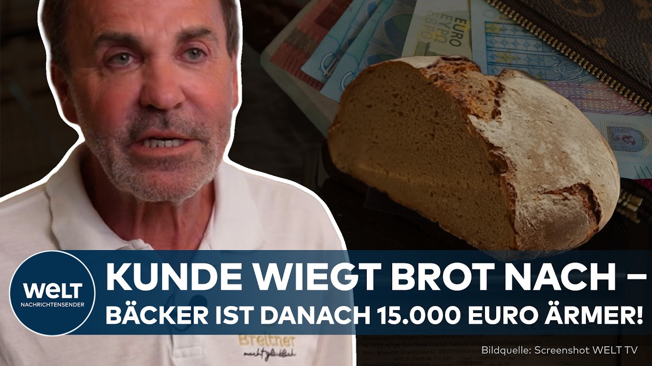 BROT-SKANDAL IN BAYERN: Wegen 10 Gramm muss ein Bäcker 15.000 Euro zahlen!