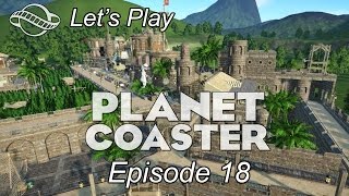 Let&#39;s Play Planet Coaster Alpha - Dreamland - episode 18 - Labyrinth/Maze shopping area - Part 3