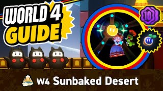 All Wonder Seeds & Purple Coins in World 4 (Super Mario Bros Wonder 100% Collectibles Guide)