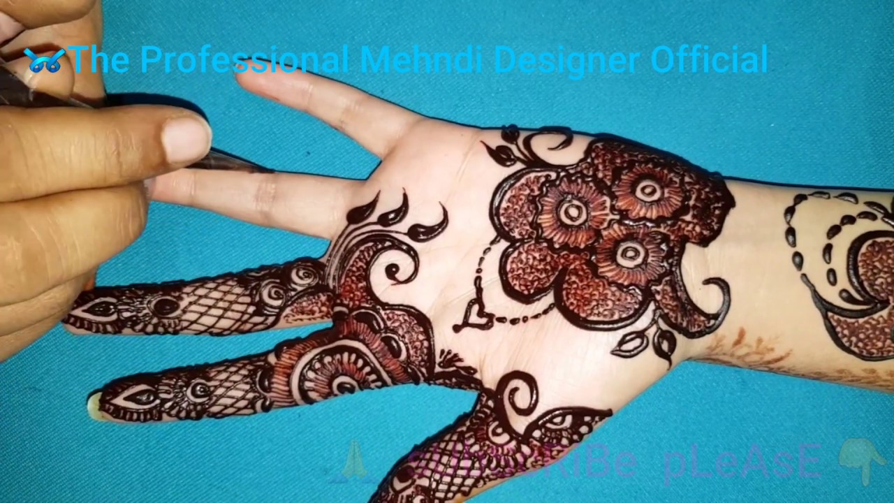 Arabic Mehndi Design