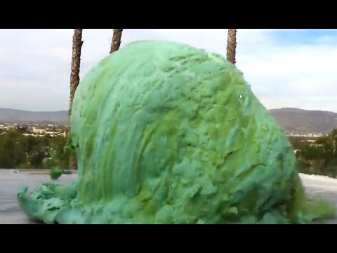 Biggest Elephant's toothpaste hydrogen peroxide foam experiment ever! 720p HD