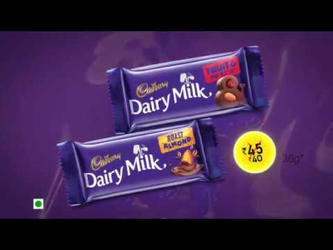 Cadbury Dairy Milk Roast Almond and Fruit & Nut now at Rs. 40/-