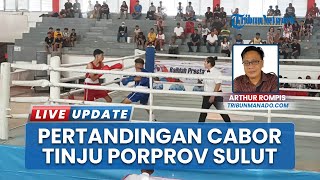 Antusias Peserta Tinju Porprov Sulawesi Utara, 23 Pertandingan Sukses Dilombakan di Hari Pertama