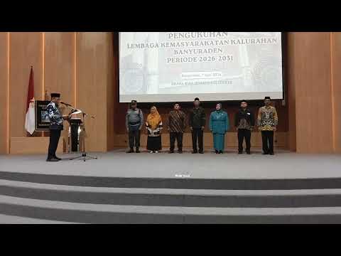 Pengukuhan Pengurus LKK Banyuraden Periode 2026-2031