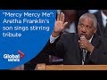 Aretha Franklin's son sings classic in honour of late mother