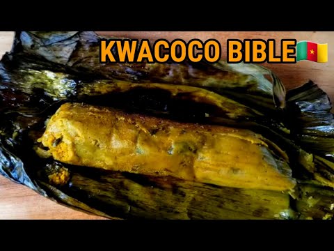 KWACOCO BIBLE ||CAMEROONIAN KWACOCO BIBLE RECIPE||CAMEROONIAN TRADITIONAL MEAL.