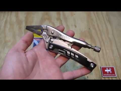 irwin vise grip with folding knife and bitholder