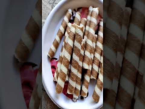 delicious chocolate wafer sticks #dessert #desserts #candy #cakes