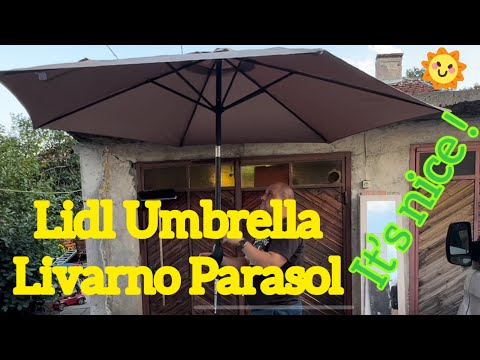 Lidl Garden Umbrella | Livarno Parasol Unboxing and Review