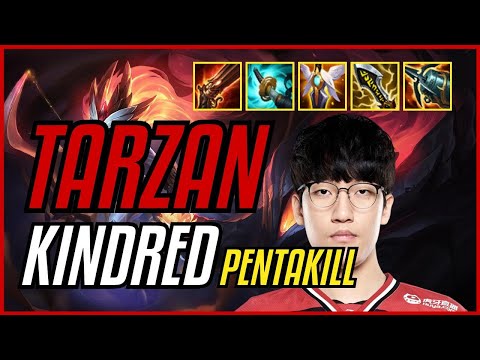 TARZAN - KINDRED vs POPPY JUNGLE - KR CHALLENGER - PATCH 11.9 PENTAKILL
