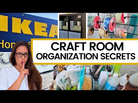 Craft Room Organization / Easy Storage Solutions